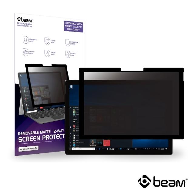 【BEAM】Microsoft Surface Go 重覆黏貼式防窺螢幕保護貼(Microsoft 防窺 螢幕保護貼)