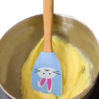【樂邁家居】BREADLEAF 兔子 烘焙 攪拌棒 矽膠刮刀(32.5cm)