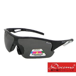 【Docomo】Docomo極緻系列世代款 超舒適配戴感設計 100%Polarized頂級一片式偏光運動眼鏡