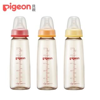 【Pigeon貝親 官方直營】一般口徑PPSU奶瓶240ml(3色)