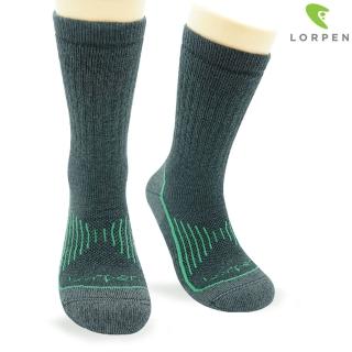 【Lorpen】T2 男美麗諾羊毛健行襪T2MCM III(羊毛、吸濕排汗、快乾涼爽、彈性耐用、西班牙)