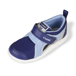 【Combi】日本Combi童鞋- 2020全新鉅作-兒童成長機能涼鞋(C02BL藍-寶段12.5~18.5cm)
