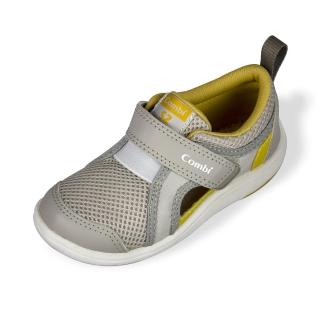 【Combi】日本Combi童鞋- 2020全新鉅作-兒童成長機能涼鞋(C02GL灰-寶段12.5~18.5cm)