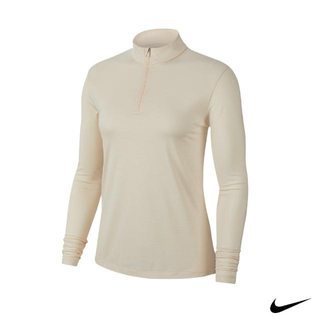 【NIKE 耐吉】Nike Golf 女 運動休閒長袖上衣/高爾夫球衫 粉橘 BV0236-838