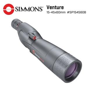 【美國 Simmons 西蒙斯】Venture 冒險系列 15-45x60mm 防水賞鳥型單筒望遠鏡 SP154560B(公司貨)