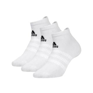 【adidas 愛迪達】男女運動襪-三入 短襪 裸襪 襪子 愛迪達 白黑(DZ9401)