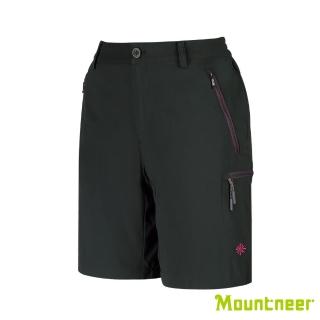 【Mountneer山林】女 彈性抗UV休閒短褲-深鐵灰 31S10-12(透氣合身/機能/下著/運動休閒)