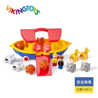 【瑞典 Viking toys】動物水上方舟(含12隻動物與2隻人偶)