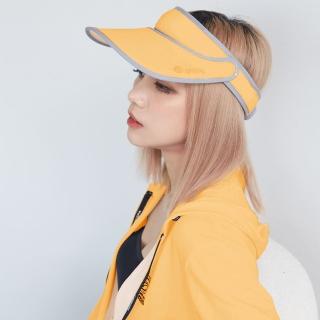 【LightSPA】美肌光波機能扣扣帽組 豔陽橘 防曬遮陽空頂帽 高爾夫球帽(UPF50+阻隔紫外線高達99% MIT製)