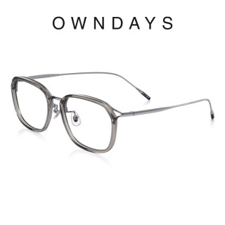 【OWNDAYS】John Dillinger系列 方型款鈦金屬框光學眼鏡(JD2041B-0A C3)