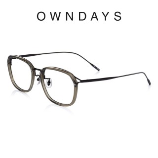 【OWNDAYS】John Dillinger系列 方型款鈦金屬框光學眼鏡(JD2041B-0A C4)