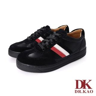 【DK 高博士】極簡線條撞色空氣休閒鞋女款 89-1067-90 黑色