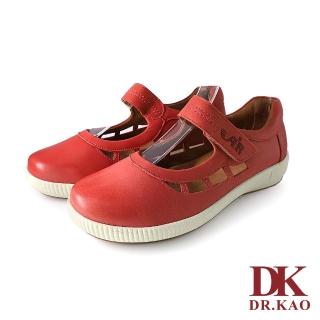 【DK 高博士】素面鏤空空氣娃娃鞋 87-2132-00 紅色