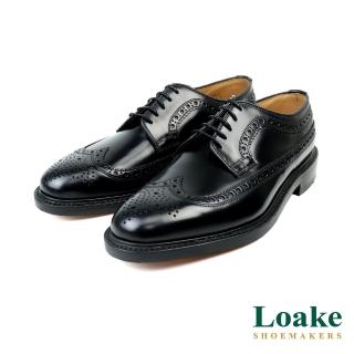 【Loake】經典雕花紳士德比鞋 黑色(LK055-BL)