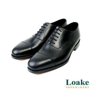 【Loake】經典壓線橫飾牛津鞋 黑色(LK0926-BL)