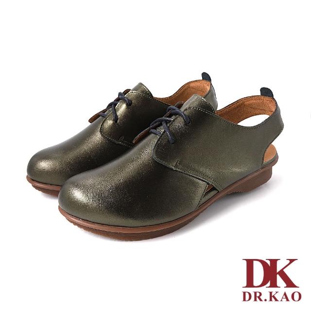 【DK 高博士】質感簡約綁帶空氣女鞋 87-2130-90 黑色