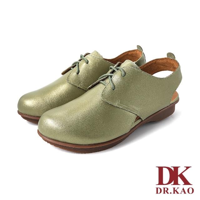 【DK 高博士】質感簡約綁帶空氣女鞋 87-2130-30 綠色