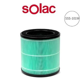 【SOLAC】UV抗菌負離子空氣清淨機HEPA13濾網SL-101HEPA(僅適用於sOlac SSS-101W)