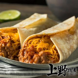 【上野物產】道地墨西哥風情捲餅皮 totilla taco burrito x4包(350g±10%/10片/包)