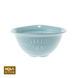 【HOLA】Richell碗型瀝水籃-藍