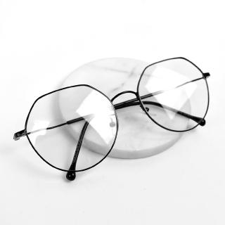 【men life】鏡框 簡單金屬不規則平光眼鏡(眼鏡)