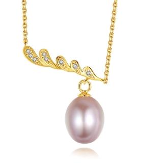 【RJNewYork】奢華淡水珍珠鋯石項鍊(3色可選)