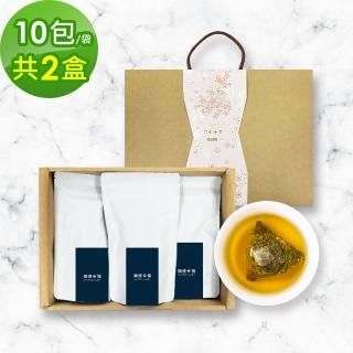 【順便幸福】香韻桂花烏龍茶禮盒組3袋/盒-共2盒(茶包 桂花 烏龍 可冷泡)