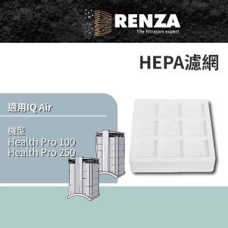 【RENZA】適用IQ Air Health Pro 100 Pro 250 空氣清淨機(HEPA濾網 濾芯)