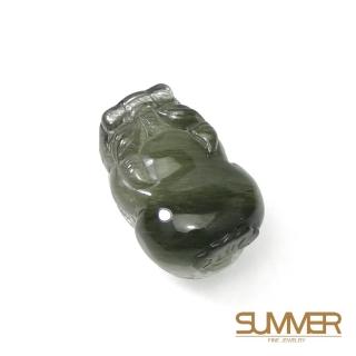 【SUMMER 寶石】綠髮晶貔貅項鍊(A229)