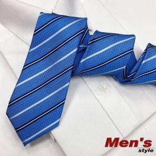 【vivi 領帶家族】手打流行窄版7cm領帶(042210藍)