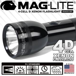 【MAG-LITE】4-CELL D XENON 手電筒(#S4D016R)