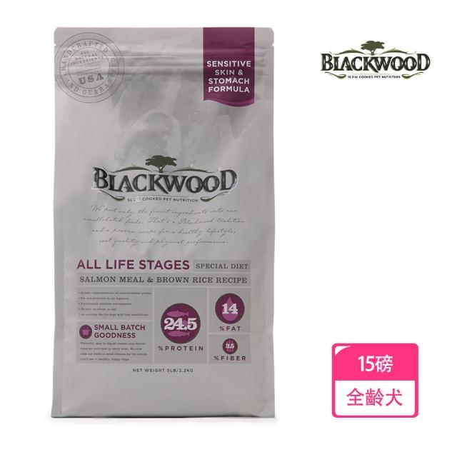 【BLACKWOOD 柏萊富】功能性全齡腸胃保健配方-15磅(鮭魚+糙米)