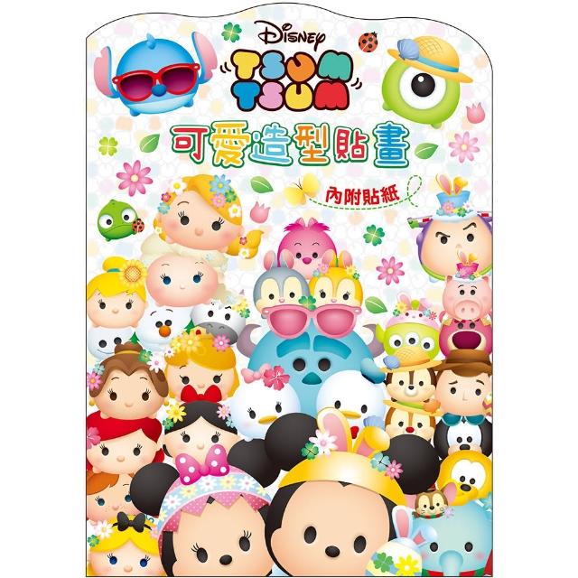 【Disney 迪士尼】 TSUM TSUM 可愛造型貼畫-注音版