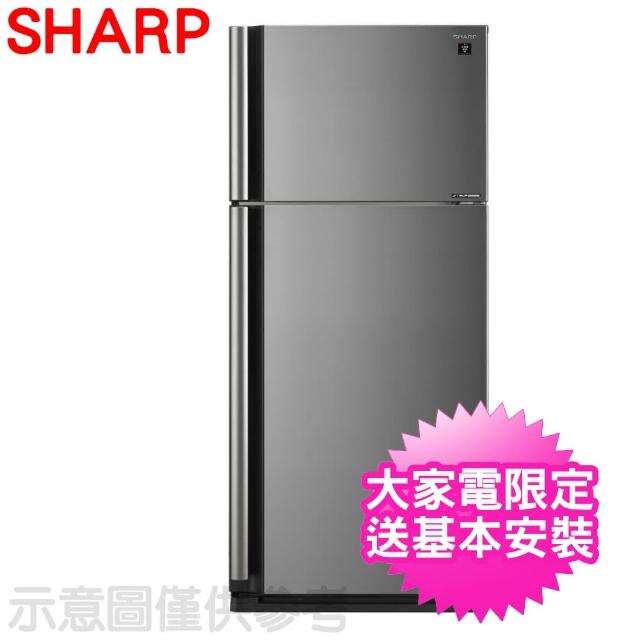 【SHARP 夏普】583公升一級能效雙門變頻冰箱(SJ-SD58V-SL)