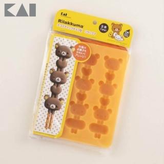 【KAI 貝印】拉拉熊巧克力棒模- 3格 DN-0209(巧克力模)
