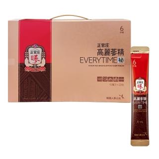 【正官庄】高麗蔘精EVERYTIME 秘-蜂蜜 提升保護力 6年根 禮盒(10mlx20入/盒)