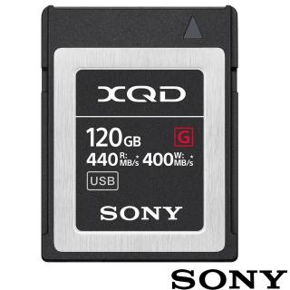 【SONY 索尼】QD-G120F 120G / 120GB 440MB/S XQD G系列 高速記憶卡(公司貨 支援4K 錄影)