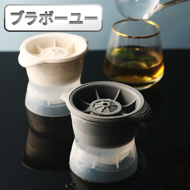 【百寶屋】威士忌水晶冰球製冰盒(二入組)