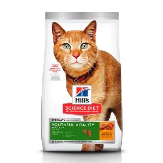 【Hills 希爾思】10779 成貓 7歲以上 青春活力 雞肉與米特調 5.89KG 送贈品(貓飼料 貓糧)