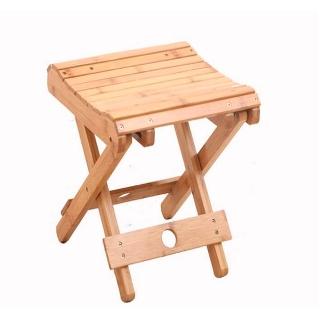 【May Shop】楠竹可折疊凳子多功能納涼凳便攜式實木釣魚凳