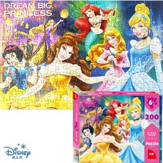 【TDL】迪士尼公主拼圖玩具組200片 635929(平輸品)