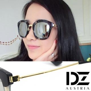 【DZ】UV400防曬太陽眼鏡墨鏡-斑透潮感(黑斑水銀膜)