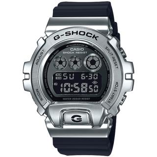 【CASIO 卡西歐】G-SHOCK 街頭嘻哈時尚電子手錶 母親節 禮物(GM-6900-1)