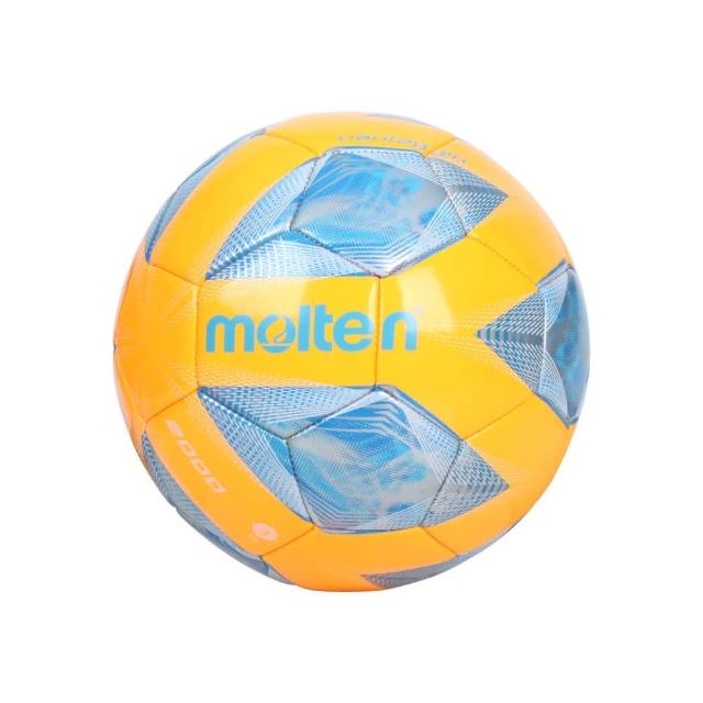 【MOLTEN】#3合成皮足球-訓練 3號球 兒童足球 亮皮 橘藍銀(F3A2000-OB)