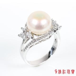 【寶石方塊】天然珍珠戒指-925銀飾-大家閨秀