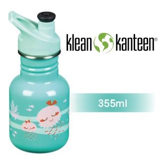 【美國Klean Kanteen】幼童窄口不鏽鋼經典水瓶-355ml(小水母)