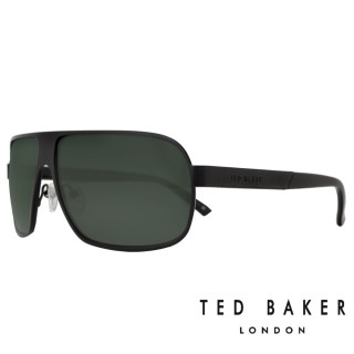 【TED BAKER】英倫金屬個性質感飛行員太陽眼鏡(TB1241-001 黑)