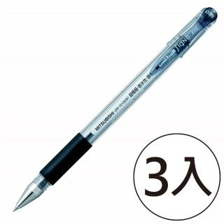 【UNI】三菱 UM-151 超極細鋼珠筆 0.28 黑(3入1包)