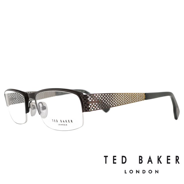 【TED BAKER】英國時尚金屬造型光學眼鏡(TB4188-528·墨綠)