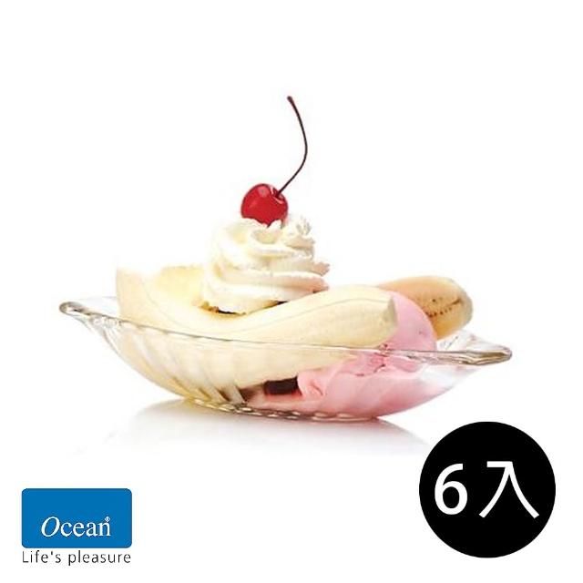 【WUZ 屋子】Ocean 直紋香蕉船皿(6入組)